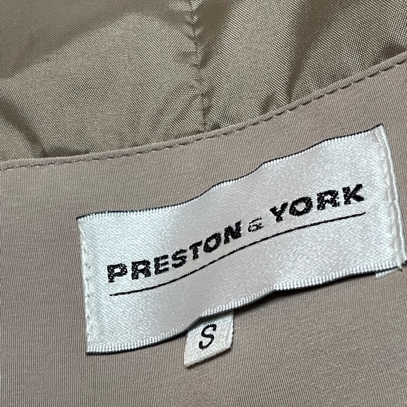 Preston & York above the knee Trench Coat Size Small - Picture 5 of 6